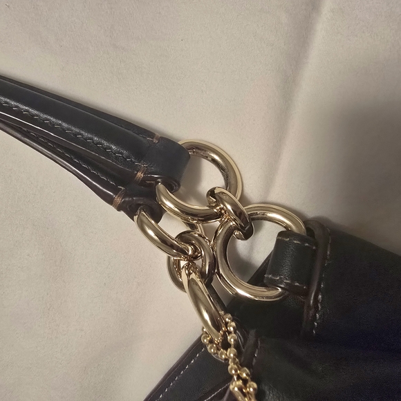 COACH PURSE LEXY F57540 MIDNIGHT BLUE LEATHER - Picture 9 of 9